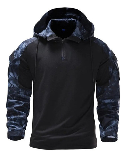 Camisa Militar Con Capucha Para Hombre, Sudadera Con Capucha