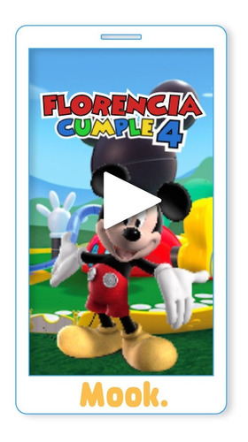 Mickey Mouse Clubhouse Invitación Animada En Video