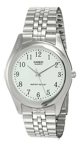 Reloj Casio Mtp-1129a Water Resistant Acero Cristal Duro 