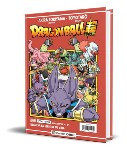 DRAGON BALL SERIE ROJA VOL. 245, de Akira Toriyama. Editorial Planeta DeAgostini, tapa blanda en español, 2020