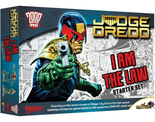 Judge Dredd I Am The Law Starter Set Miniaturas Table T...