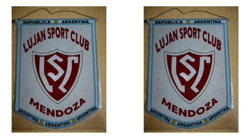 Banderin Mediano 27cm Lujan Sport Club Mendoza