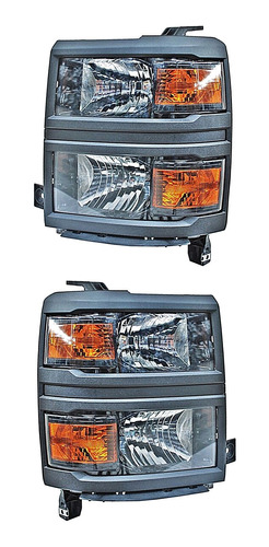 Par De Faros Chevrolet 3500 14 A 15