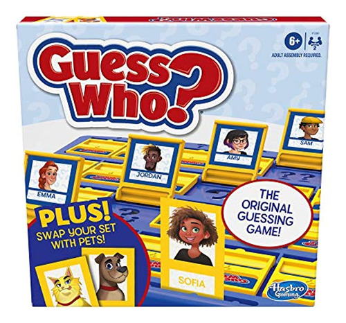 Hasbro Gaming ¿adivina Quién? Juego De Mesa Con Personas Y M