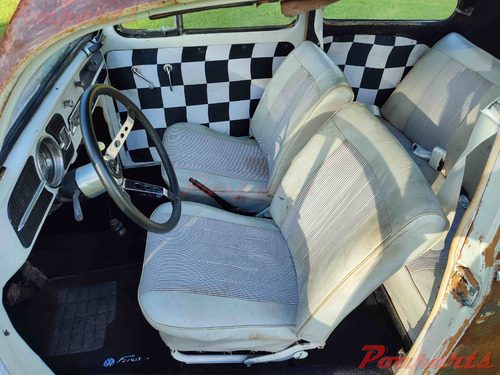 Volkswagen Fusca 1965 Ratlook Rat Look Hood Ride Poaparts