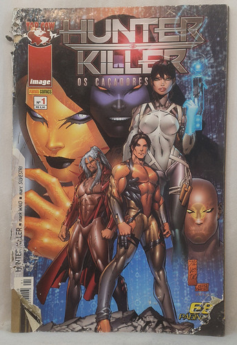 Gibi Hunter Killer 1 - Os Caçadores - Editora Panini Comics (Usado)