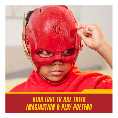 2025 Disfraz De Rol The Flash De Dc Comics Con Máscara,