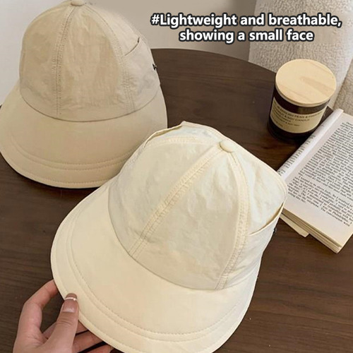 / Sombrero Plegable Con Cola De Caballo Y Ala Ancha