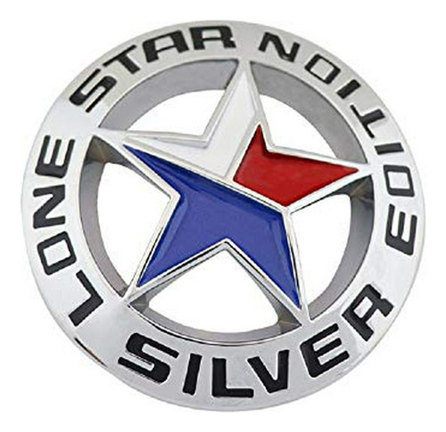 Rejilla, Muzzys Lone Star Silver Edition Texas Emblema Calco