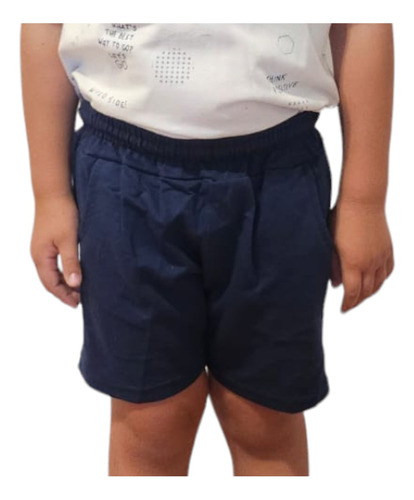 Short Bermuda Colegial Escolar Niños Niños Nena Unisex Tava