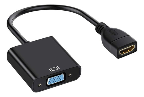 Adaptador/convertidor Hdmi A Vga Hembra A Hembra Con Audio