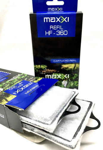 6 Refil De Cartucho Para Filtro Externo Maxxi  Hf-360