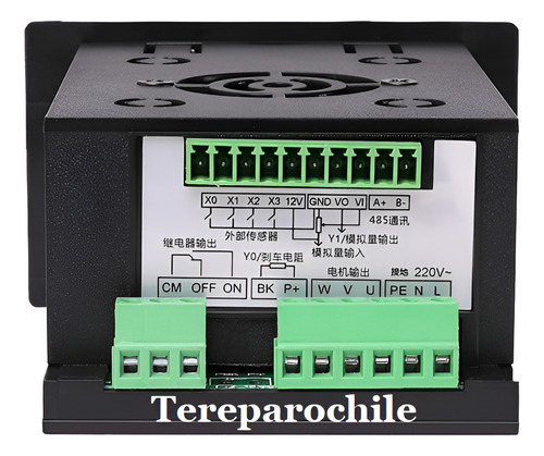 Controlador Motor Variador 0.75kw Monofasico 220v Salida 3f