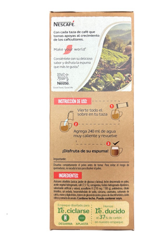 Nescafé Cappuccino Caramelo Soluble
