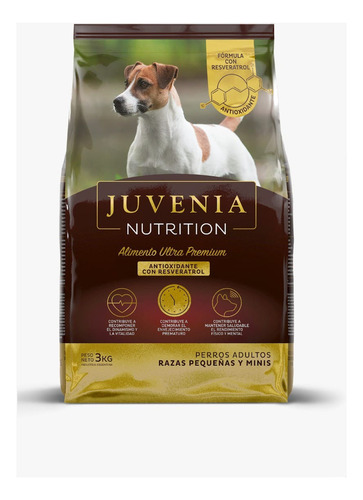 Alimento Juvenia Nutrition Perro Pequeño Y Mini X 3 Kg