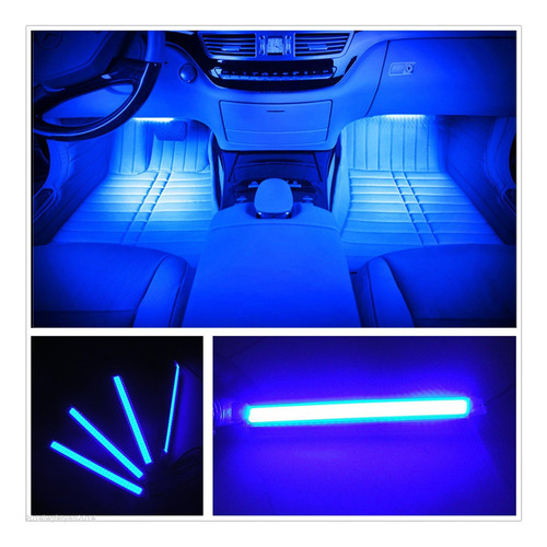 Tira De Luces Led Coche, 4 Piezas 36 Luces Led Interior...