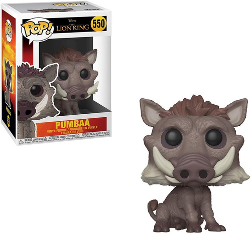 Funko Pop Disney Rey Leon Pumba Jabali Hakuna Matata Pumbaa