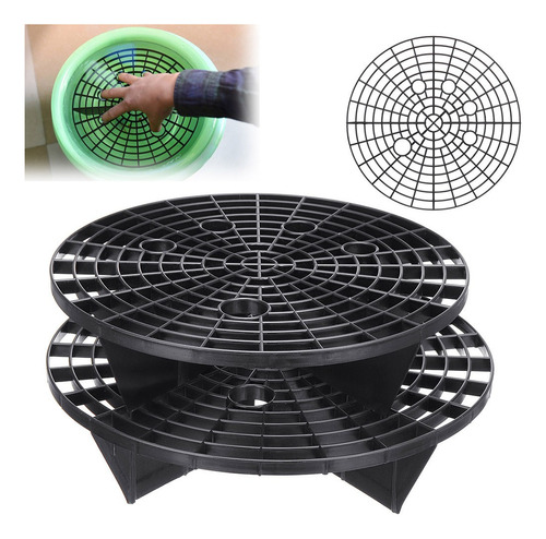 Car Wash Grit Trap Insert Water Bucket Filter Scratch Sponge