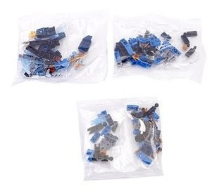 Imagen 5 de 6 de Figura Ninjago Dragón Azul Rojo Verde Blanco Armable
