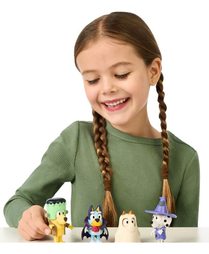 Bluey Set Figuras De Fiesta De Disfraces Halloween 4 Pack
