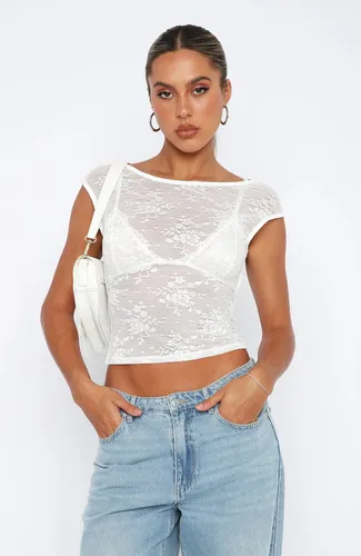 Camiseta rejilla blanca sale