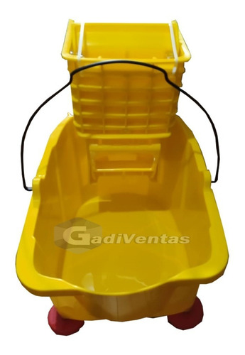 Coche Escurridor De Trapeador Limpieza Pisos Carrito 36 L
