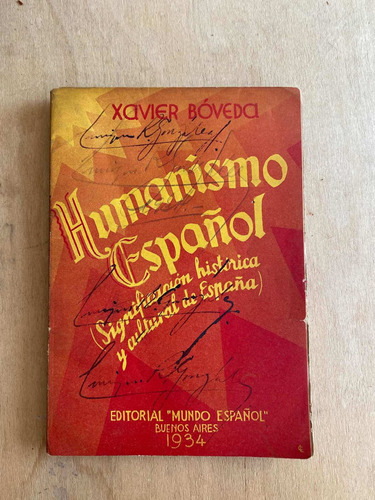 Humanismo Español - Boveda, Xavier