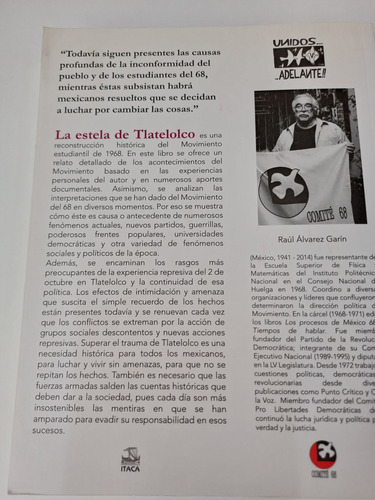 La Estela De Tlatelolco (el 68) Raúl Álvarez Garín