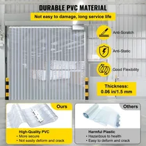 Comprar Cortina Pvc Para Cavas Cuartos Salas Trabajo 20 Cms X 45 Mts