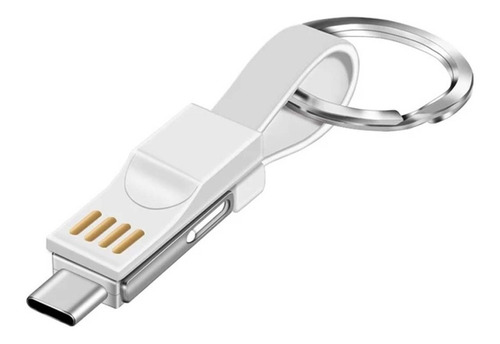 Llavero Magnético Usb 3 En 1 Cable De Carga iPhone Android