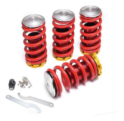 Kit Coilover Universal Suspensión Regulable Auto 4 Piezas