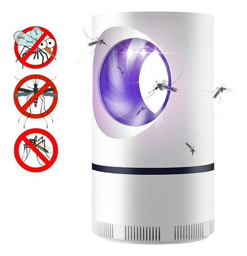 Lampara Mata Mosquitos Uv 17cm Usb Blanca