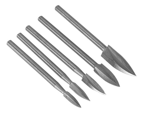 5x Broca De Gravação Hss, Ferramentas De Escultura Em