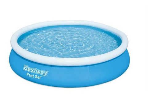 Imagen 2 de 5 de Pileta Inflable Bestway Redonda Grande 5377l 366x76cm 57273