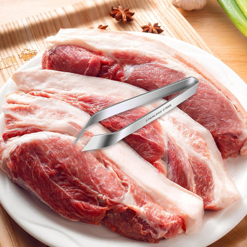 Peixe Tweezer Garlic Plier Ergonomia Filma Tiro De Chanfro