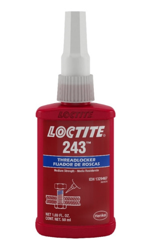 Loctite 243 De 50 Ml Fijador De Roscas Caducidad 03/2025