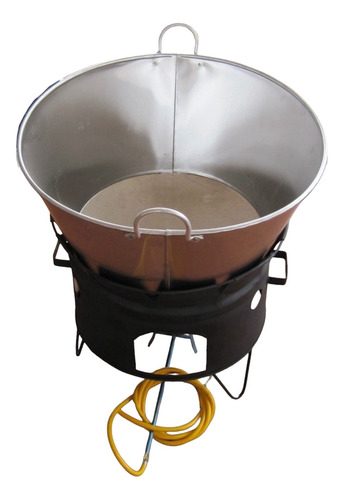 Cazo Para Carnitas 80 Cms Base,quemador,pala Y Colador (Usado)
