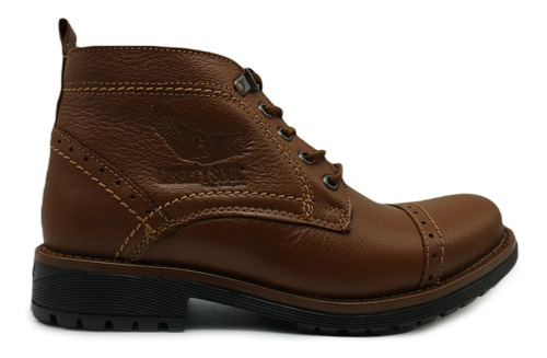 Zapato Botín De Piel Para Hombre Elegante Casual Vestir 813