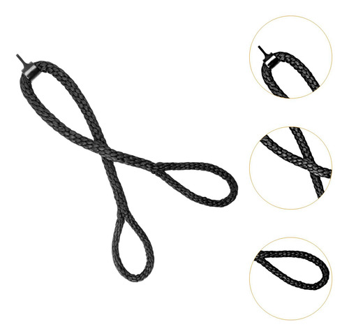 De Polea Gimnasio Down Rope Multipurpose 0,7 Metros Negros