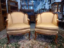 Comprar Manyantiques - Par De Antiguos Sillones Franceses Luis Xv.