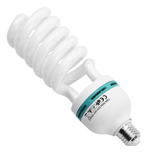 Bombilla Fluorescente En Espiral, 135 W, 5500 K, Luz Diurna,