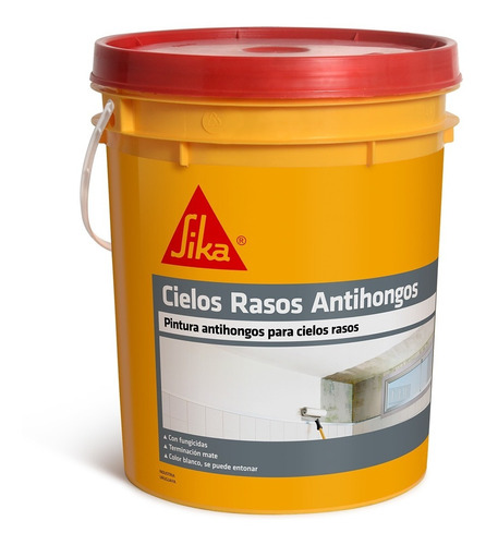 Pintura Para Cielorraso Cubritiva Antihongos Sika - 4 Kg