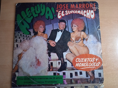 Jose Marrone Aleluya Cuentos Y Monologos Disco Vinilo