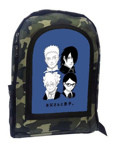 Mochila Camuflada Naruto Uzumaki A12