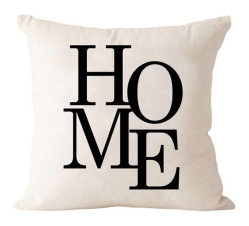Imagen 1 de 9 de Almohadón Decorativo Frases 40x40 Funda + Relleno