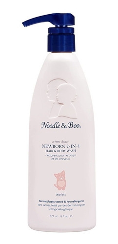 Noodle  Boo Recién Nacido 2 En 1 Lavado Para Cabello Y Cuer