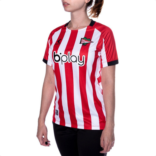 Imagen 3 de 6 de Remera Estudiantes De La Plata 2022 Ruge Mujer Titular