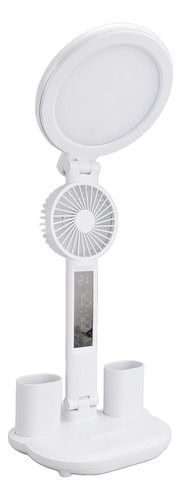 Soporte Para Bolígrafos De Escritorio, 2 Ventiladores Led, 2
