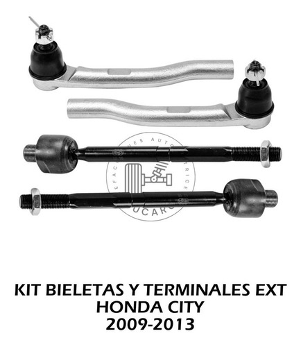 Kit Bieletas Y Terminales Ext Honda City 2009-2013