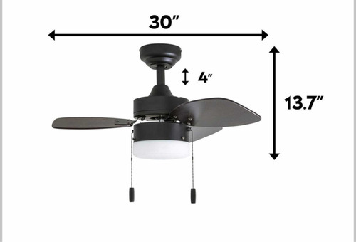Ventilador De Techo 30 Pulgadas Con Control Remoto Y App